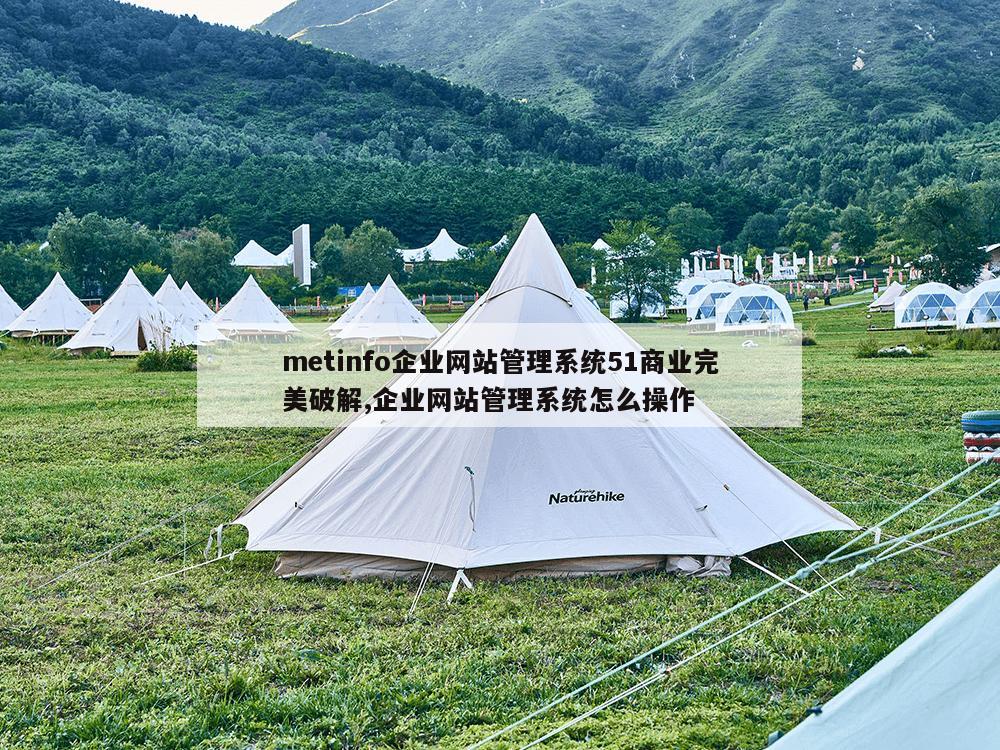 metinfo企业网站管理系统51商业完美破解,企业网站管理系统怎么操作